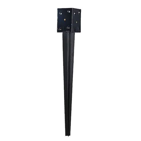 mail box metal post anchor|mailbox post anchor lowe's.